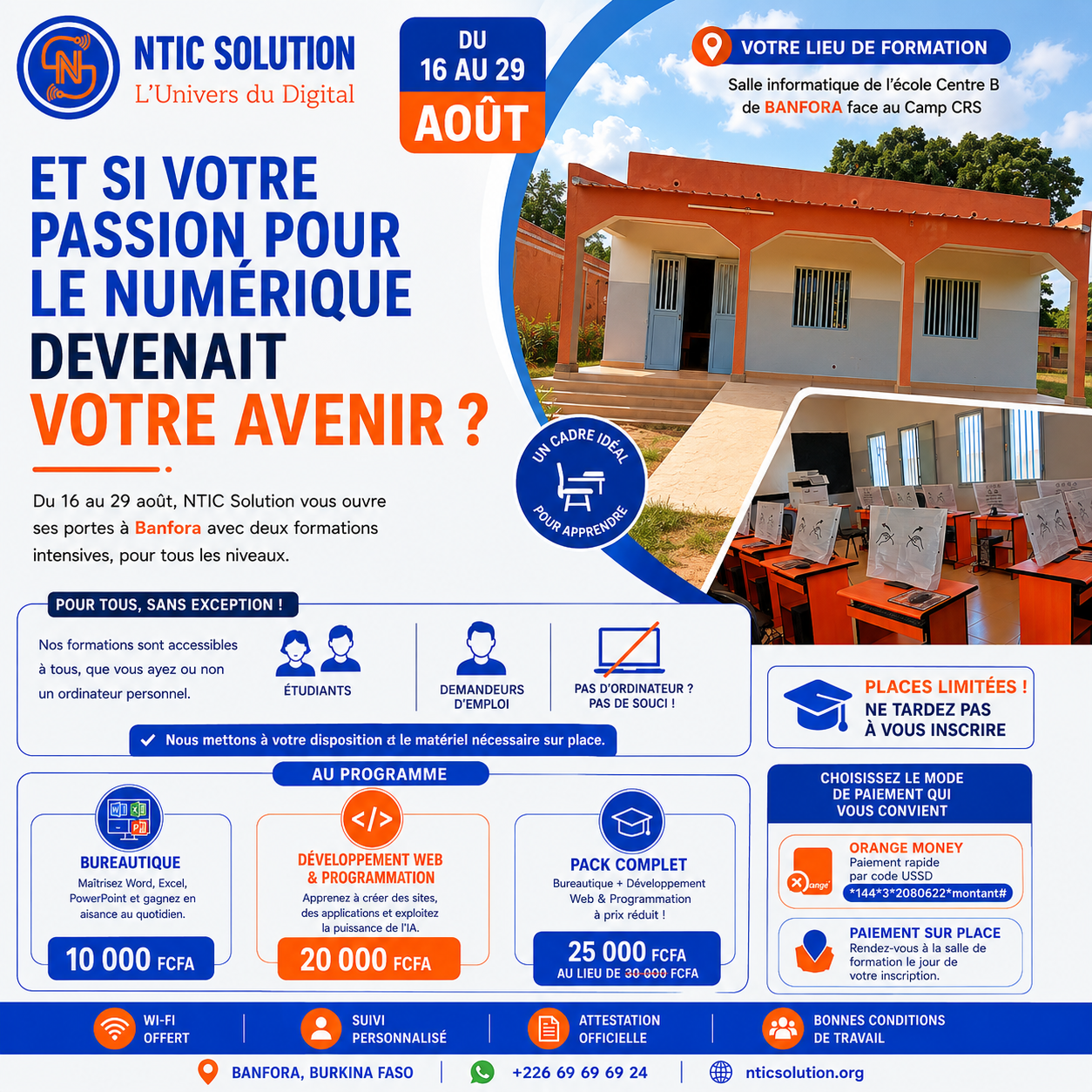 Formations Bureautique & Développement Web